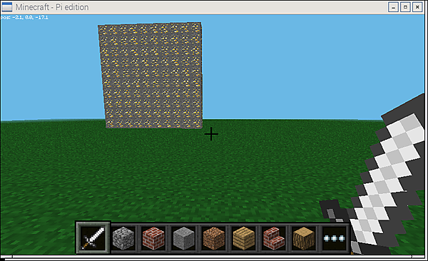 10×10の壁が創造された