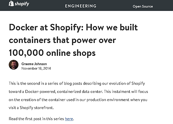 Shopify Inc.の技術ブログ