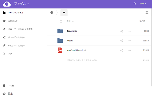 Themeサンプル トップ画面