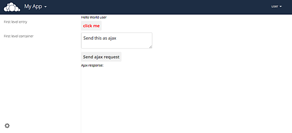 作成したアプリ画面