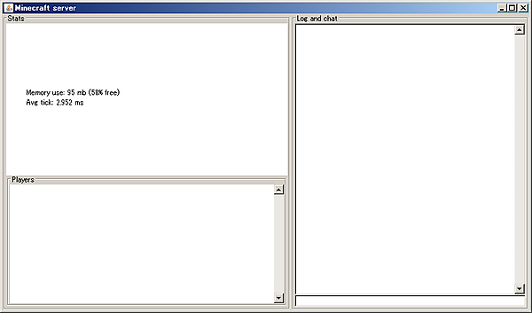再度ダウンロードファイルを実行すると 「管理ウインドウ」が開く
