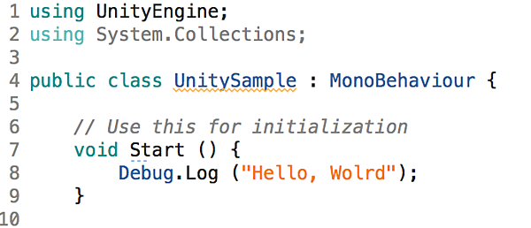 試しにクラスを記述してみる