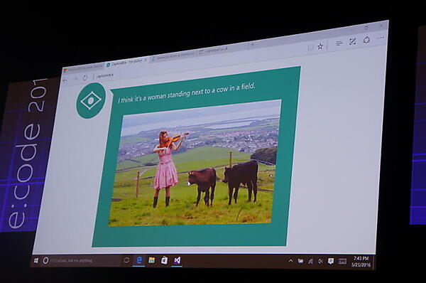 写真に自動的にキャプションを付ける「caption bot API」