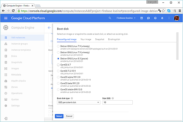 使用するOSの選択