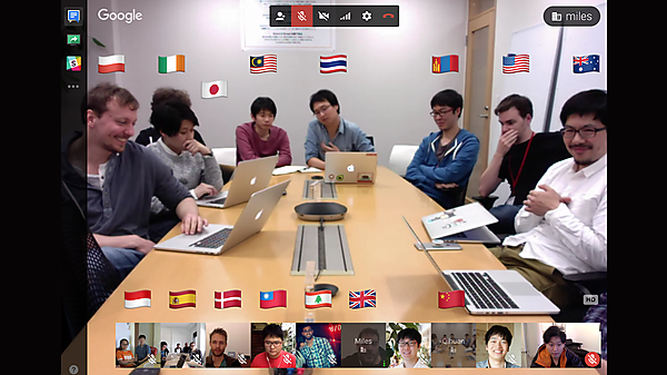 多国籍なチーム