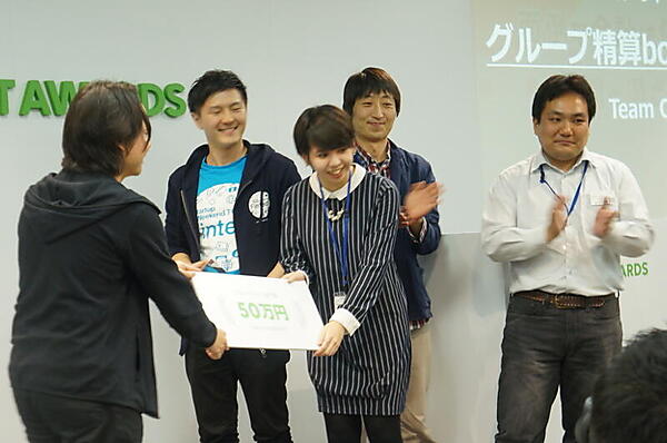 グループトーク部門賞のCheckun