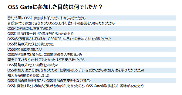 アンケート・参加目的