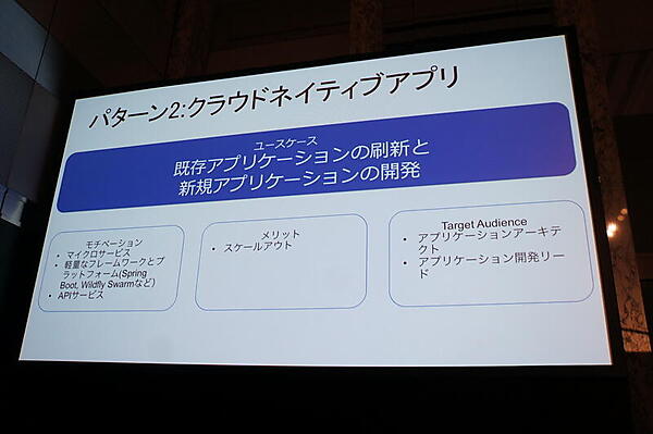 パターン2：クラウドネイティブアプリ