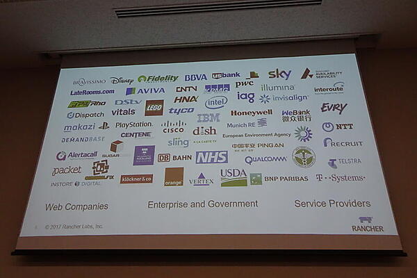 Rancherの主な顧客