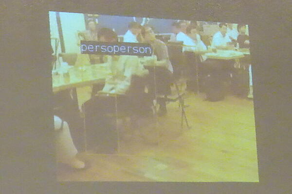 カメラに写った中から人間を認識