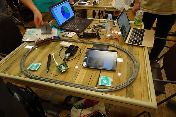 ソラコム回線経由で鉄道模型を制御しカメラ画像を送信