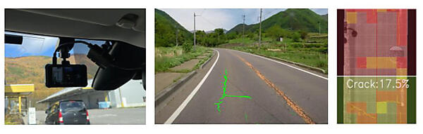 道路ひび割れ解析