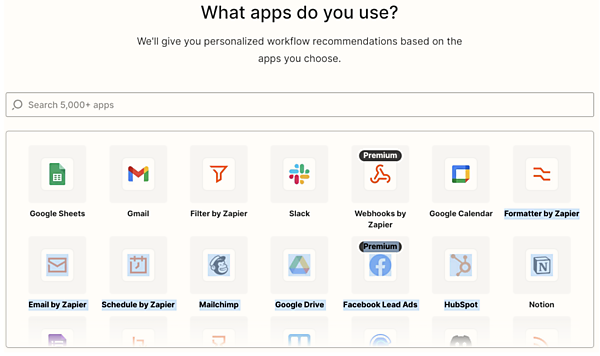 5000以上のアプリケーションと連携