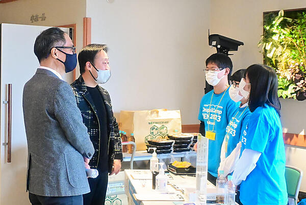 福田市長と井村氏