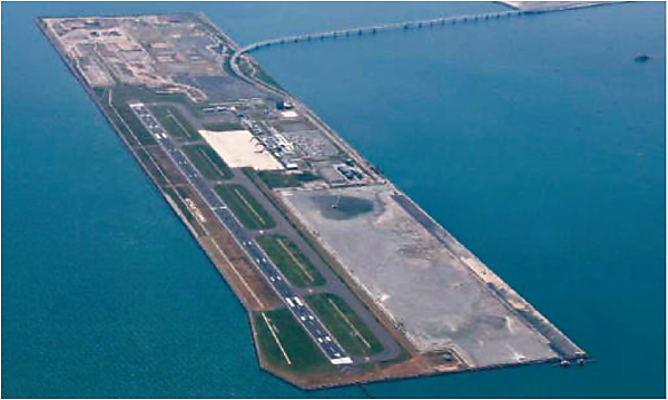 24時間利用できる海上空港の北九州空港