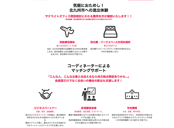 気軽におためし! 北九州市への進出体験