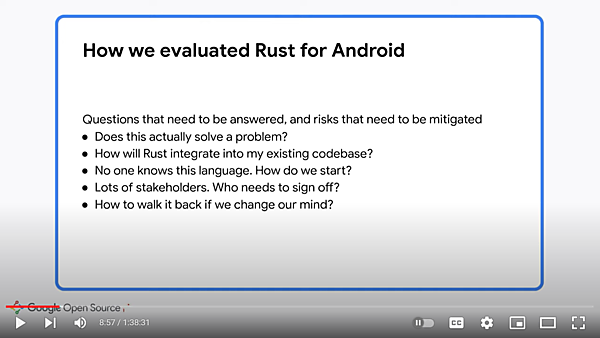 AndroidをRustに移行するための評価ポイントを解説