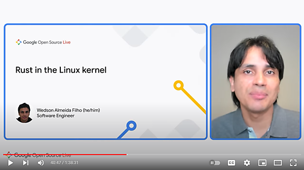 プレゼンテーションを行ったのはWedson Almeida Filho氏