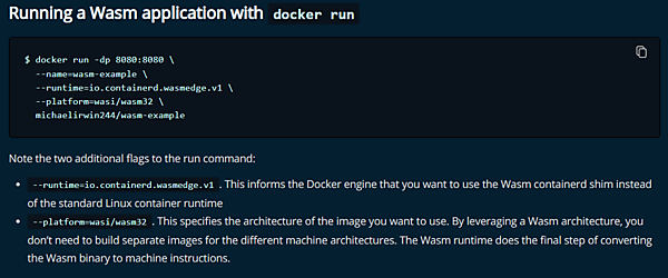 docker runコマンドに2つのパラメータを設定することで実行可能