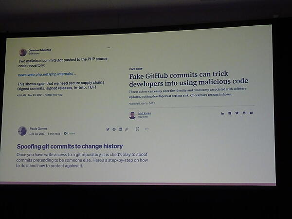 Gitコミットが偽装されて脆弱性がコードに侵入した事例を紹介
