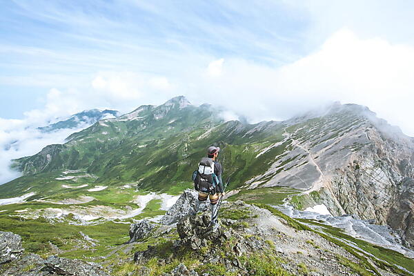 46歳の夏、日本一の山脈、北アルプスを約2週間かけて完全縦断した全装備