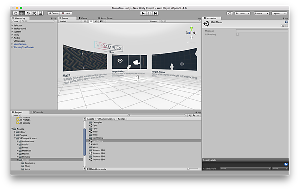 Unity VR Samples