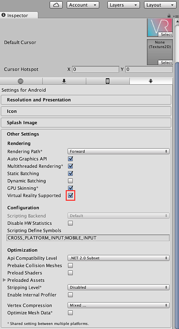 UnityでVRを確認するための設定