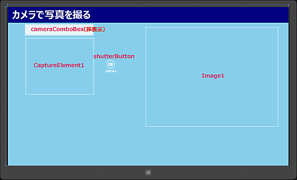 全てのコントロールをレイアウトしプロパティを設定した