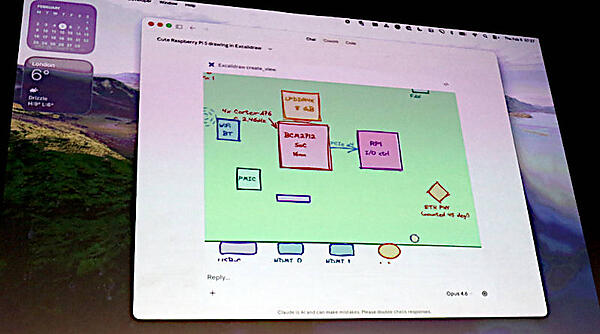 Excalidrawを使ってRaspberry Pi 5の構成図を生成するデモ