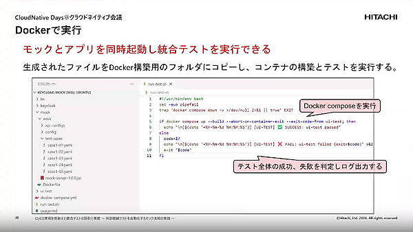 Dockerで実行