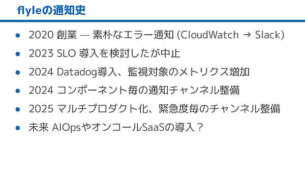 flyleの通知史