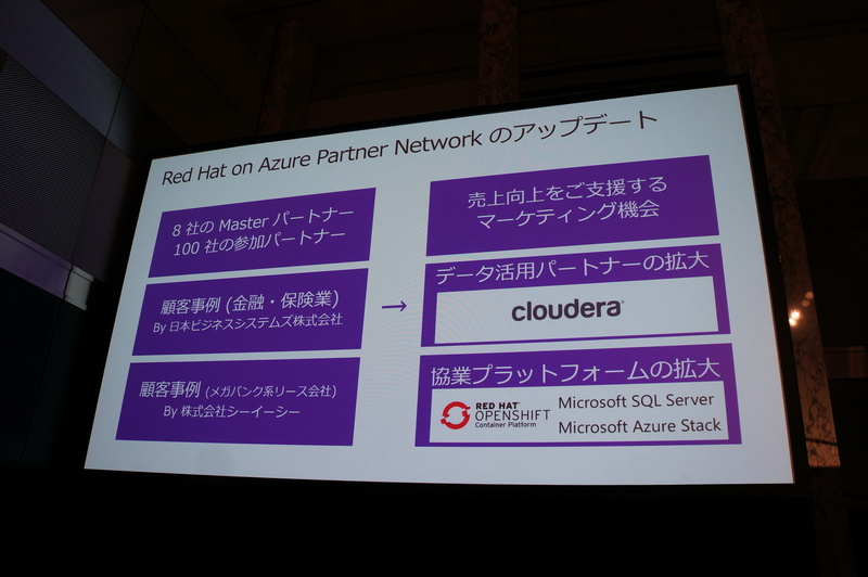 Red Hat on Azure Partner Networkの最新状況
